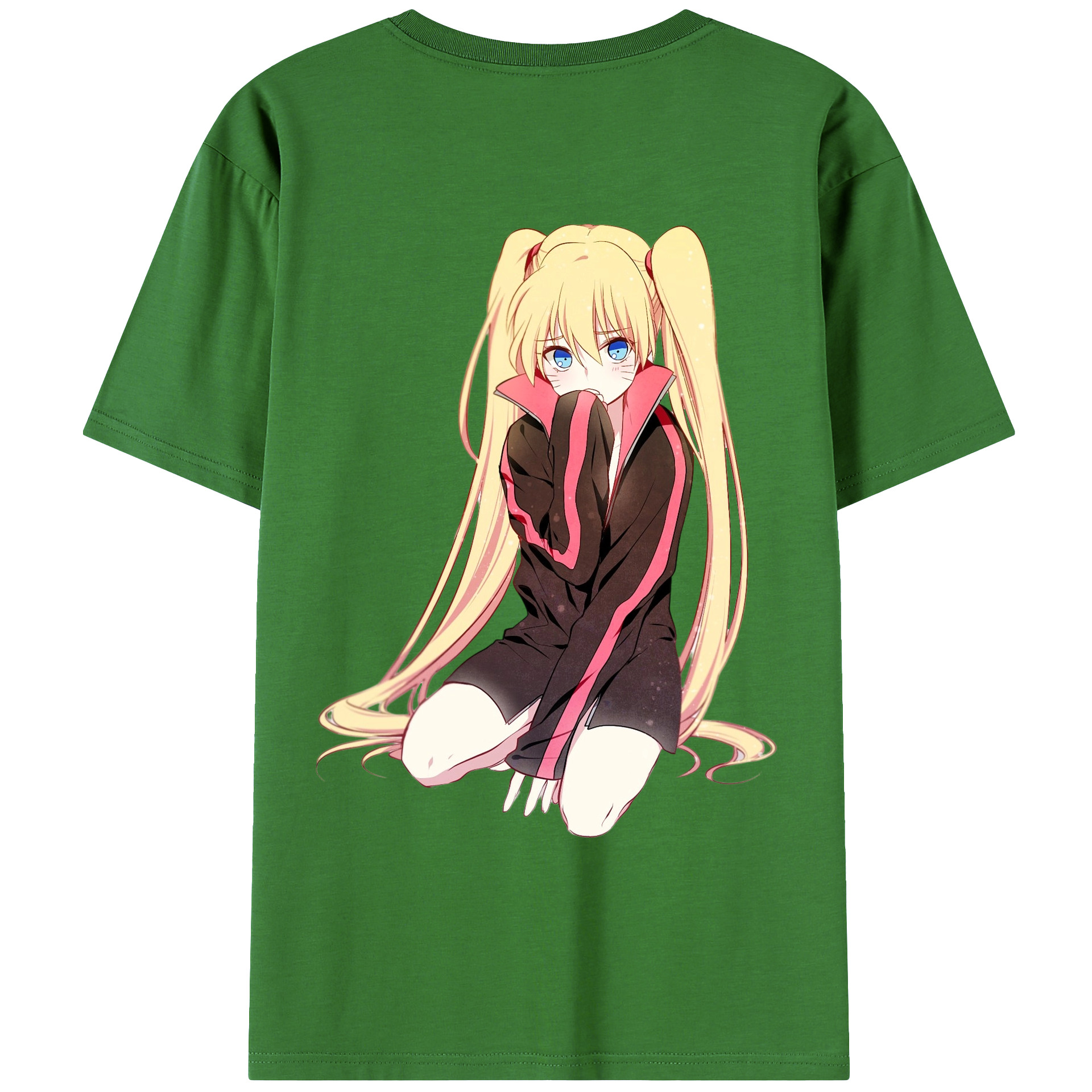 （画像用） NARUTO -ナルト- うずまき ナルト Uzumaki Naruto レディース半袖Tシャツ(バックプリント)